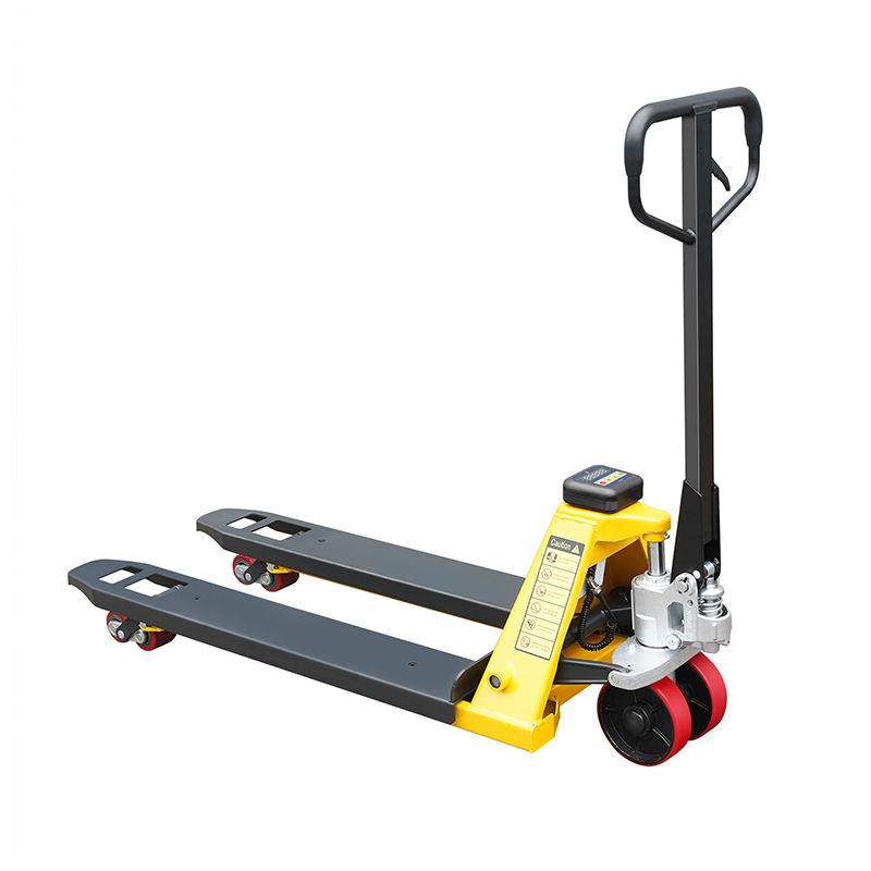 Mini transpaleta de pesaje manual