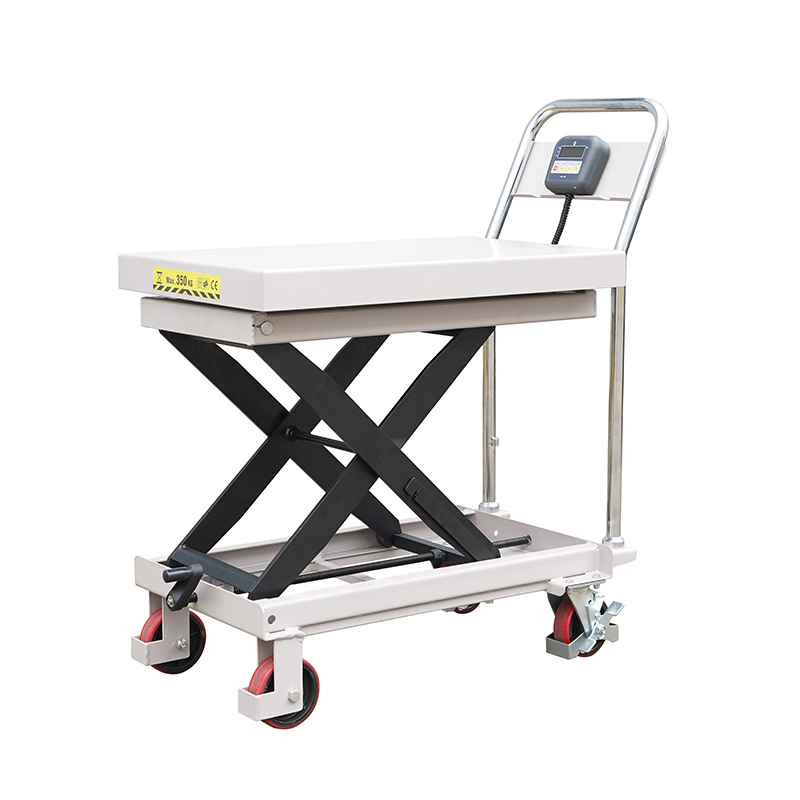 Camión plataforma elevadora manual de pesaje CPT300