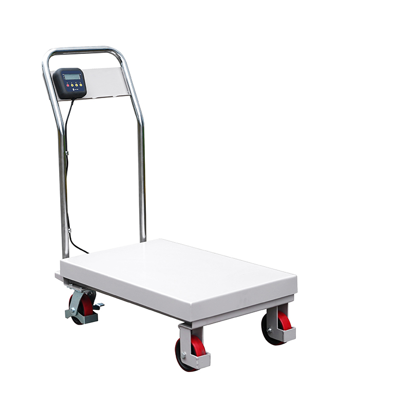Camión plataforma elevadora manual de pesaje CPT300