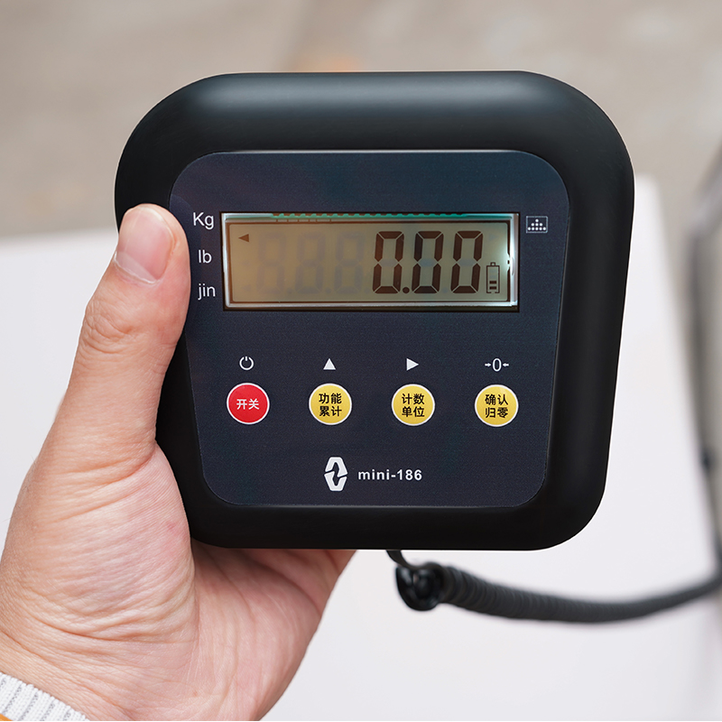 Camión plataforma elevadora manual de pesaje CPT300